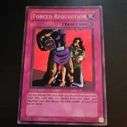 Yugioh! MP Forced Requisition - DB1-EN080 - Common - Unlimited Edition TCG CCG - Image 1