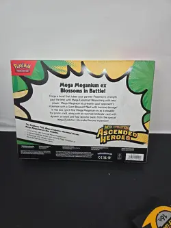 Pokemon TCG: Mega Evolution Ascended Heroes Mega Meganium ex Box Factory-Sealed - Image 4