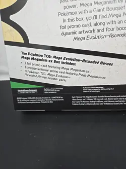 Pokemon TCG: Mega Evolution Ascended Heroes Mega Meganium ex Box Factory-Sealed - Image 5