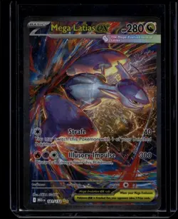Pokemon TCG Mega Latias ex 181/132 Mega Evolution Special Illustration NM - Image 1