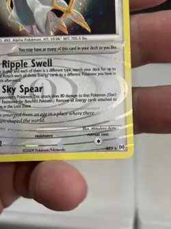 Arceus AR5 Holo Rare Platinum Arceus Pokemon 247 NM - Image 4