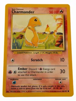 Charmander - 46/102 Base Set 1999-2000 - WOTC - Pokemon TCG - Image 1