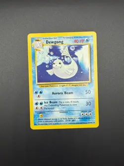 Pokemon Dewgong Uncommon Base Set 025/102 LP - Image 1