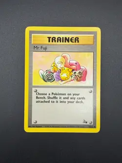 Pokemon Mr. Fuji Unlimited Uncommon Fossil 58/62 LP - Image 1