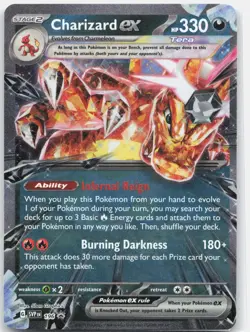 Pokemon CHARIZARD EX -196 196 Holo Scarlet & Violet Promo HOLO NM - Image 1