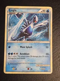 Lugia - HGSS02 - Pokemon Heart Gold Soul Silver Promo Holo LP - Image 2