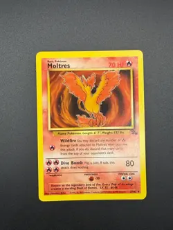 Pokemon Moltres (27) Unlimited Rare Fossil 27/62 LP - Image 1