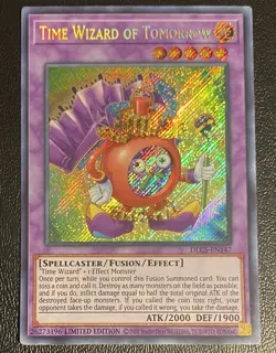 Yu-Gi-Oh Time Wizard Of Tomorrow #DLCS-EN147 Secret Rare Dragons Of Legend - Image 1