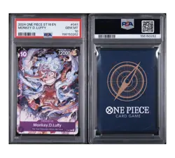 ONE PIECE ENGLISH ST18 MONKEY D LUFFY #041 PSA 10 🔥📈 - Image 3