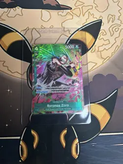 One Piece OP15 Roronoa Zoro OP13-037 TR Foil - (Treasure Rare) English - Image 3