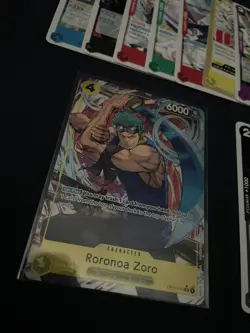 Roronoa Zoro One Piece OP15-113 Adventure On Kami's Island Alt Art plus extras - Image 1