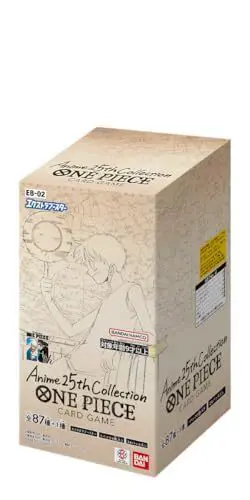 BANDAI ONE PIECE Card Game Extra Booster Anime25th collection EB-02 BOX JP - Image 1