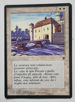 1995 Moat MTG Italian Legends Unplayed Magic Gathering Card - Image 1