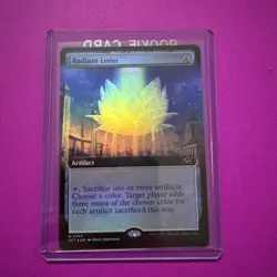 Radiant Lotus - (Foil) Extended Art N/M Aetherdrift MTG Magic The Gathering Card - Image 1