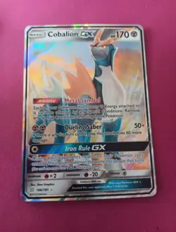 Cobalion GX 106/181 Team Up Ultra Rare Pokemon Card - Image 1