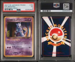 Great Rocket's Mewtwo No. 150 Game Boy Promo 2001 Japanese Pokemon Card Holo - Image 3