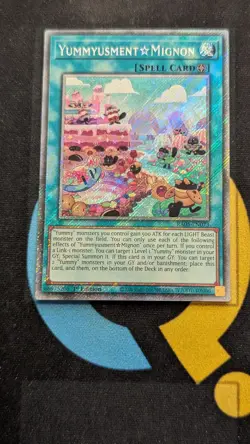 RA05-EN073 Yummyusment☆Mignon Platinum Secret Rare 1st Ed YuGiOh - Image 1