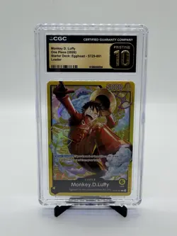 Monkey D. Luffy ST29-001 Starter Deck Egghead Leader Foil CGC 10 One Piece 2026 - Image 1