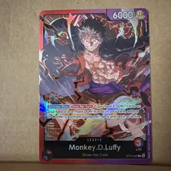 Bandai One Piece CCG Monkey.D.Luffy ST10-002 Ultra Deck Leader Foil Full Art - Image 1
