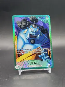 One Piece A Fist Of Divine Speed Jinbe OP11-021 Leader English ALT ART - Image 1