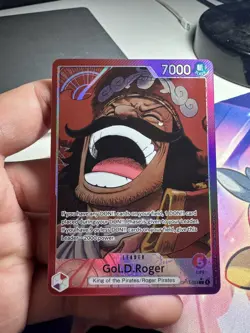Gol.D.Roger (003) (Alternate Art) OP13-003 Carrying On His Will One Piece Foil - Image 1