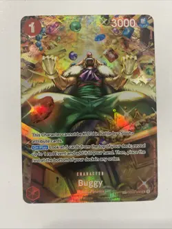 Buggy (SP) OP03-008 Wings of the Captain Foil NM - Image 1