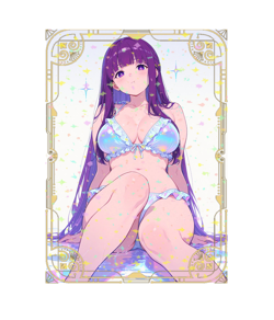 Sexy Frieren Fern Goddess Story ACG Anime Waifu Hunny Bunnies Trading Card - Image 1