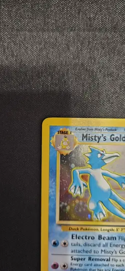 Misty’s Golduck 12/132 Holo Gym Heroes WOTC Pokemon Card LP/NM - Image 5