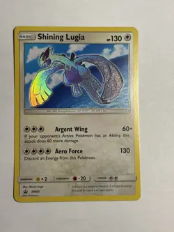 Shining Lugia Pokemon card promo SM 82, 2017 Pokemon LP - Image 1