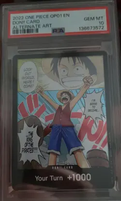 DON!! Card (Manga) (Alternate Art) Romance Dawn Foil - Image 1