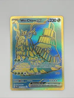 Pokemon TCG Wo-Chien EX Scarlet & Violet Paldean Fates Holo Rare Card 240/091 - Image 1