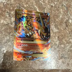 Pokemon Mega Charizard EX Wild Blaze & Crimson Dive Foil Card Lot (2) - Image 3