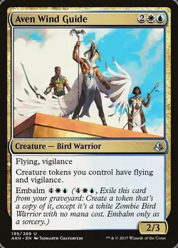 [MTG] Aven Wind Guide (195) (AKH) LP-HP - Image 1