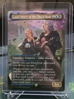 Emet-Selch of the Third Seat (Borderless) (Chocobo Track Foil) Commander - Image 1