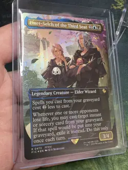 Emet-Selch of the Third Seat (Borderless) (Chocobo Track Foil) Commander - Image 2