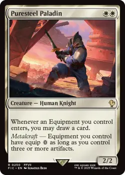 Puresteel Paladin 250 Commander: FINAL FANTASY NM EN - Image 1