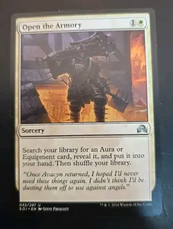 Open the Armory Shadows over Innistrad MTG Regular Lightly Played - Image 1