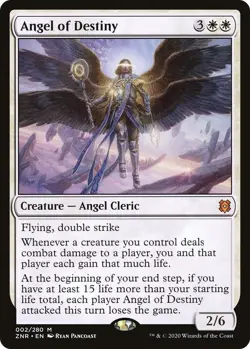 Magic the Gathering MTG Angel of Destiny M Zendikar Rising 2 NM - Image 1