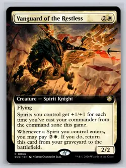 Vanguard of the Restless (Extend Art) 66 Commander: Secrets of Strixhaven MTG NM - Image 1