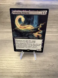 Magic the Gathering MTG Enduring Tenacity Extended Art Near Mint - Image 1