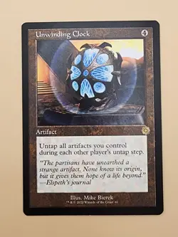 Unwinding Clock The Brothers' War: Retro Frame Artifacts Regular Lightly Played - Image 2