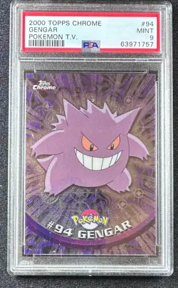 2x Lot Topps Chrome Pokemon Gengar #94 PSA 9 Regrade Candidates Possible Gems - Image 5