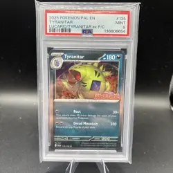 POKEMON- TYRANITAR COSMOS HOLO #135/193 Promo- PSA 9 - Image 1