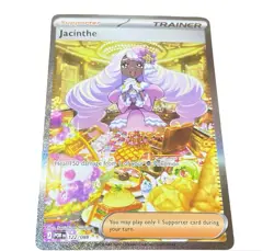Pokemon TCG Jacinthe Trainer-Supporter POR 122/088 Holo Rare English Card - Image 1