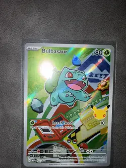 Bulbasaur 037 Black Star Promo Pokemon Card NM - Image 2