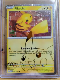 Pokemon "Precious Pikachu" 051/162 Cosmos Holo Temporal Forces- 🌀Triple Swirl🌀 - Image 1