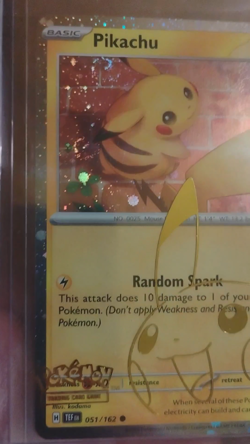 Pokemon "Precious Pikachu" 051/162 Cosmos Holo Temporal Forces- 🌀Triple Swirl🌀 - Image 2