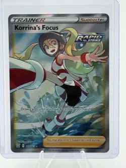 Korrina's Focus Full Art #160/163 Ultra Rare Pokemon Battle Styles - Image 1