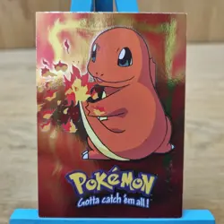 Charmander E4 Topps Series Black Back Card Holo - Image 1