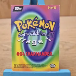Charmander E4 Topps Series Black Back Card Holo - Image 2